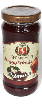 Kecskeméti Sauerkirsch-Fruchtaufstrich Premium, 300g Glas