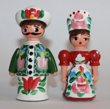 Handbemalte Salz- und Pfefferstreuer